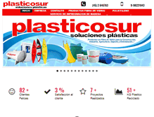 Tablet Screenshot of plasticosur.cl